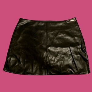 Fabletics Vegan Leather Mini Skirt